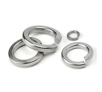 Lfang-Washers M1.6 M2 M2.5 M4 M5 M6 M8 M10 M12- M33 304 Stainless Steel Spring Split Lock Washer Elastic Gasket Corrosion and rust resistance(M12 (20pcs))