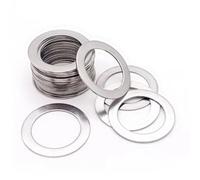 Lfang-Washers M20 M22 M25 M28 M30 Stainless Steel Flat Washer Ultrathin Gasket Thin Shim Thickness 0.1mm 0.2mm 0.3mm 0.5mm 1mm, 10pcs, Corrosion and rust resistance(Thickness 0.3mm,M20x30)