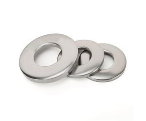 Lfang-Washers M3-M12 Stainless Steel Circular Elastic Wave Corrugated Metal Washers Concave-convex Dish-shaped Spring Gaskets, Corrosion and rust resistance(Disc Washer,M4 (100Pcs))