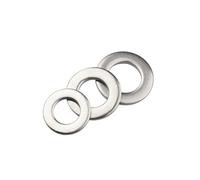 Lfang-Washers M3-M20 Thickness 1/1.2/1.5/2/3/4mm 304 A2 Stainless Steel Large Size Wider Shim Metal Flat Washer Plain Gasket, Corrosion and rust resistance(M10x40x3mm-2pcs)