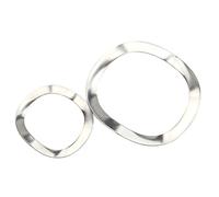 Lfang-Washers M3 M4-M51 304 Stainless Steel Wave Washer Wave Crest Type Gasket Spring Washer, Corrosion and rust resistance(M2 x34 x0.3,10pcs)