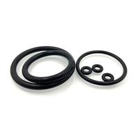 Lfang-Washers O-Ring Seal Gasket Thickness 3mm EPDM Rubber Ring OD 10-450mm ID 4-444mm Acid Alkali Water And Friction Resistance, Corrosion and rust resistance(339x345x3mm-5pcs)