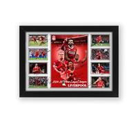 LFC 2024-25 Premier League Champions Liverpool Signed Poster Print- Limited Edition Autograph Fan Gift - Collectible Memorabilia Merchandise Framed A4 (30x21cm)