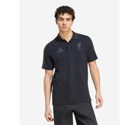 adidas Mens Liverpool FC DNA Polo Shirt, Black, Size M, Men Black