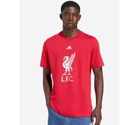 LFC adidas Mens 25/26 DNA Crest Tee Red