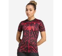 LFC adidas Womens 25/26 Short Sleeve Pre-Match Shirt Black