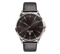 LFC Adults Liverpool FC Silver Sleek Football Watch with Black Strap | Adults, Silver Dial, Black Strap, Sleek Design, LFC Edition