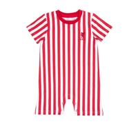 LFC Baby Stripe Romper Red & White