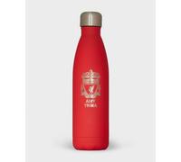 LFC Crest Personalised Red Stainless Steel Water Bottle