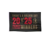 LFC EPL Champions 24/25 Flag Black