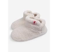 LFC Junior Girls Boot Slippers Ecru