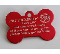 LFC Liverpool Dog TAG Never Walk Alone Personalised PET ID TAG