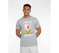 LFC Mens This Is Anfield Graphic Tee Grey Marl