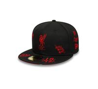LFC New Era 59FIFTY Scribble Cap Black & Red
