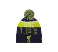 LFC NEW ERA SPORT CUFF 1892 Beanie POM POM Navy & Lime Green
