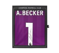 LFC Signed 25/26 Alisson Boxed Limited Edition Purple Goalkeeper Jersey
