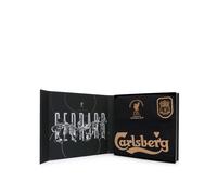 LFC Signed Gerrard Istanbul Boxed Shirt Black & Gold