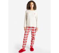 LFC Womens Long Check Pyjama Set