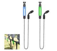LFCFBH 2 PCS Bobbins Carp Fishing, Light Bite Indicators fo Carp Fishing, Bite Alarm Bobbins for Night