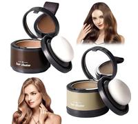 LFCFBH 2 PCS Hairline Powder, Hair Root Touch up Powder for Women and Men (Dark Curry, Light Curry)