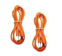 LFCFBH 2PCS 3.3 ft USB Doorbell Charger Cable for Ring Enabled Video Doorbell 1/2/3/3 Plus and Camera Battery Charging Cable (Orange)