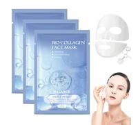 LFCFBH 3 PCS Face Sheet Mask Beauty, Soft Collagen Mask Overnight Moisturising and Repairing