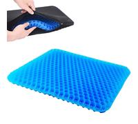 LFCFBH New Large Honeycomb Heaven Cushion UK, Soft Gel Seat Pressure Cushion, for Office Chair, Car, Wheelchair Long Sitting (42 x36 x3.5 cm)