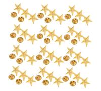 LFCKVX 12pcs Pentagram Bonnet Veterans Day Decorations Shape Badges Lapel Pin Mens Brooches & Hats in Bulk Man Metal Star Badge Men Hat Zinc Alloy 3d Clothing