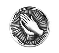 LFCKVX 1pc Star for Women Brooch Praying Badge The Hand Mary Collar Pin