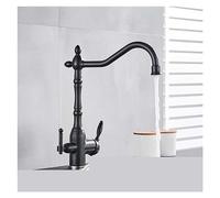LFCKVX Antique Brass Touchless Faucet with Stainless Steel Filter and Sensor Technology for Elegant Kitchen Upgrade