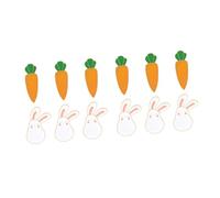 LFCKVX Breastpin Swans Wicker Tail Easter Cage Stuffed Flocked Decor Zach Basket Filler Costume Bunny Pig Fairy Rabbit Brooch Pin Animal Enamel Carrot
