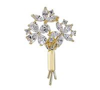 LFCKVX brooches small alloy brooch buckle for easy to wear collar clips jewelry shawl * 2.6cm lapel pin Made in China