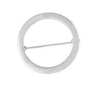 LFCKVX Elegant Safety Cardigan Clasp Round/Heart Shape Brooch Smooth Alloy Badge Clothing Accessories