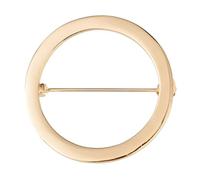 LFCKVX Elegant Safety Cardigan Clasp Round/Heart Shape Brooch Smooth Alloy Badge Clothing Accessories