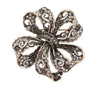 LFCKVX European and American bohemian alloy zircon brooch ladies flower brooch pin Clothing Accessories