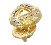 LFCKVX Gold Hoop Lapel Ring Tie Clutch Costume French Silky Bow Ornaments Pin Backs Pearl Brooch Snap l Pins Scarf Buckle Brooches Metal Golden