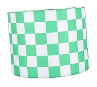 LFCKVX Grey Light Shade Linen Lampshade for Floor Black Lamp Shades Plaid Pattern