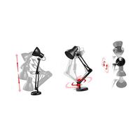 LFCKVX High-End Metal Long Arm Clip Desk Lamp for Reading and Studying - Dimmable & Rechargeable