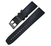 LFCKVX la sangle de pour le bracelet SuperCean/Navitimer/Avenger 24 mm rouge Orange Black Fluoro Watch Bands
