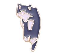 LFCKVX Metal cute enamel cartoon animal lapel clothing jewelry fashion lazy brooch alloy cat pin accessories