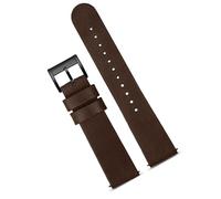 LFCKVX Minimalist Retro Wristband Dark Brown Soft Genuine Leather Strap
