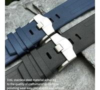 LFCKVX Natural Resin Fluorine Rubber 28mm Watchband Replacement For Watch Strap watch strap