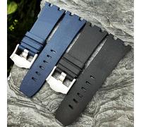 LFCKVX Natural Resin Fluorine Rubber 28mm Watchband Replacement For Watch Strap watch strap