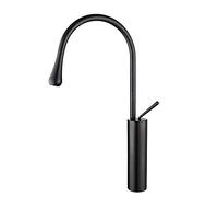 LFCKVX Nordic Kitchen Faucet Heightened Sink Tap with Cold and Hot Water Control Creative Artistic Black and White Options