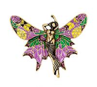 LFCKVX Oil Drop Brooch All-match Mermaid Butterfly Brooch Ladies Corsage Brooch Accessories