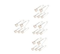 LFCKVX Pearl Crystal Clothes Gold Cherry Scarf Lapel Metal Brooch Pin Halloween Small Safety Pins Zinc Alloy Golden
