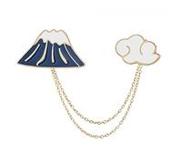 LFCKVX personality metal enamel pins lapel brooches badges plants animal dog cats egg cloud women fashion jewelry Made in China