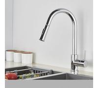 LFCKVX Pull Out Touch Kitchen Faucet with Pull-Out Sprayer for Black, Brushed Nickel/Gold