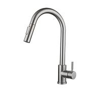 LFCKVX Touchless Kitchen Faucet with Pull Down Sprayer Dual Water Modes Stainless Steel Sensor Activated Matte Black Finish for Kitchens