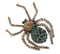 LFCKVX Vintage Diamond The Tail Halloween Pin Accessories Cartoon Lapel Button Badge Hoodie Brooch Sleeve Scarves Prank Green Zinc Alloy
